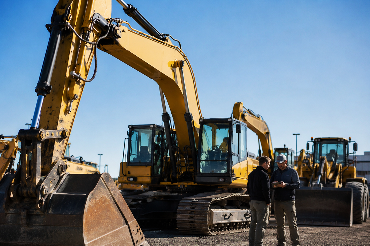Heavy equipment auction marketplace